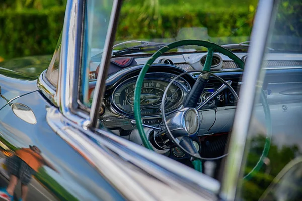 Carros Retro Americanos Cuba — Fotografia de Stock