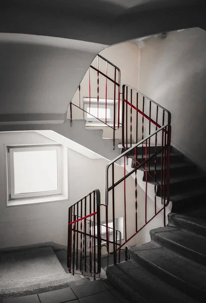 Escadaria Nas Escadas — Fotografia de Stock
