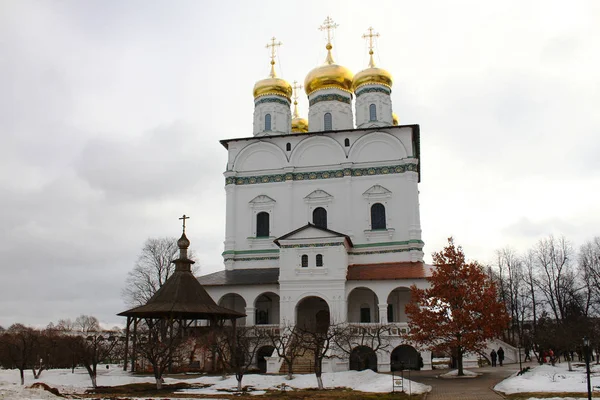 Catedral Asunción Monasterio Iosifo Volotsky Región Moscú Volokolamsk Teryaevo Rusia — Foto de Stock