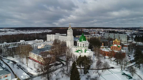 Catedral Trinidad Rusia Región Moscú Filimonki Vista Aérea — Foto de Stock