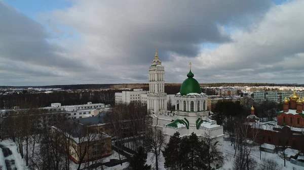 Trinity Cathedral Rússia Região Moscou Filimonki Vista Aérea — Fotografia de Stock