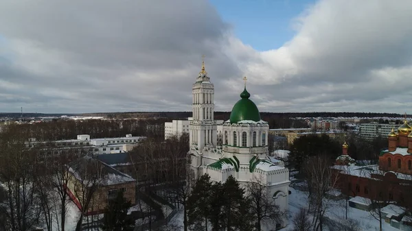 Catedral Trinidad Rusia Región Moscú Filimonki Vista Aérea — Foto de Stock