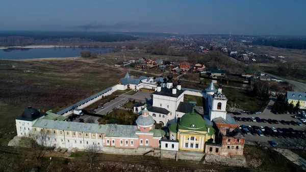 Belopesotsky Monasterio Vista Aérea Stupino Distrito Kashirsky Región Moscú Rusia — Foto de Stock