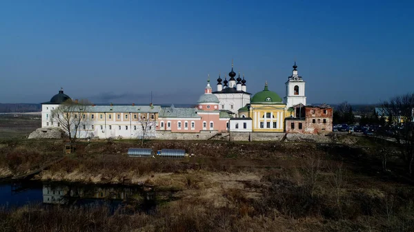 Belopesotsky Monasterio Vista Aérea Stupino Distrito Kashirsky Región Moscú Rusia — Foto de Stock