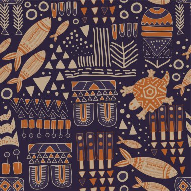 Vektör sorunsuz çiçek desenli. Renkli duvar kağıdı witn çiçek, hayvan, kuş. Vektör çizim web, ambalaj kağıdı, tekstil, kumaş, telefon kapağı için el çekilmiş