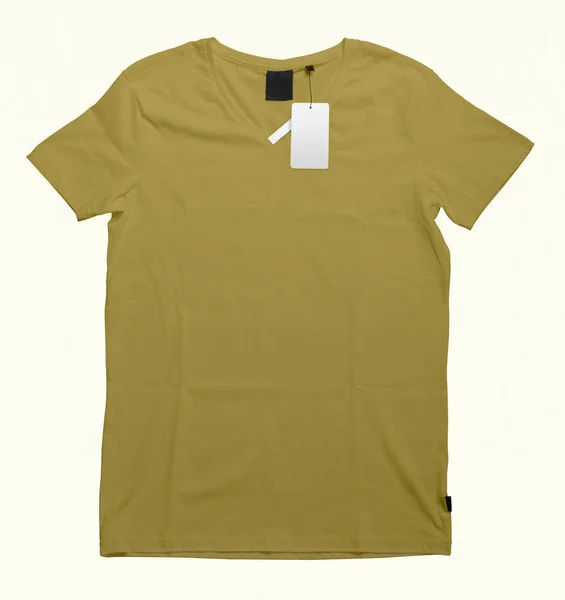 Piękny Neck Koszulki Makietę Zaprezentować Swoje Projekty Koszulek Tych Wolna — Zdjęcie stockowe