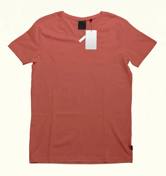 Linda Neck Shirt Mock Para Mostrar Seus Projetos Shirt Com — Fotografia de Stock