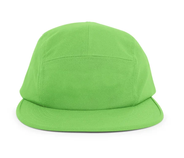 Modern Cool Guy Sapka Gúnyolódni Fel Zöld Flash Color Hogy — Stock Fotó