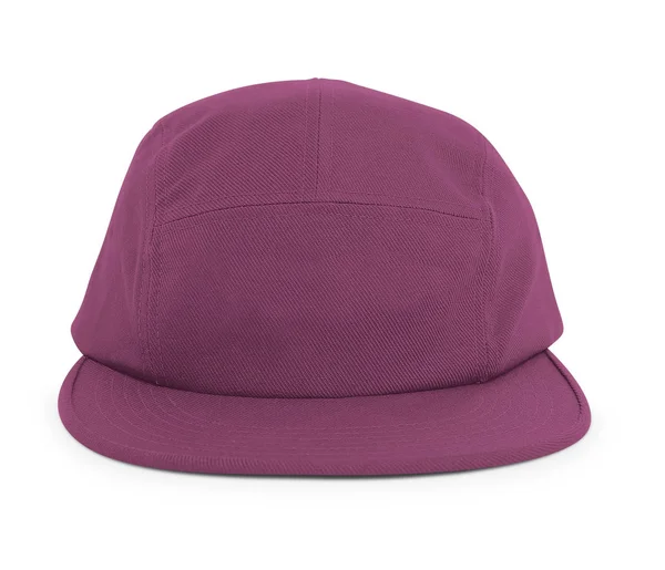 一个现代的酷家伙帽模拟在洋红色紫色 以帮助您呈现你的帽子设计精美 你可以自定义这个帽子模型的几乎所有内容 以匹配您的帽子设计 — 图库照片