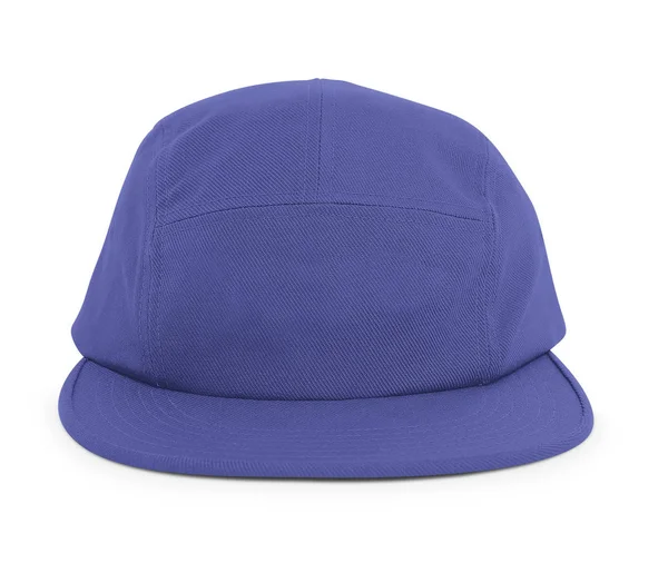 Ένα Σύγχρονο Δροσερό Guy Cap Καπέλο Επάνω Βασιλικό Μπλε Χρώμα — Φωτογραφία Αρχείου