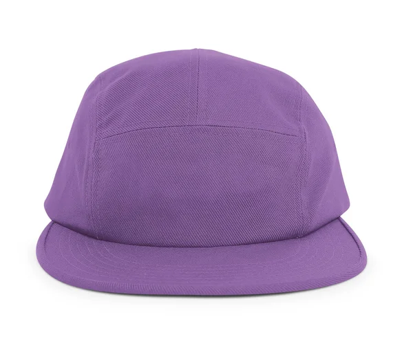 Ένα Σύγχρονο Δροσερό Guy Cap Καπέλο Επάνω Βασιλικό Λιλά Χρώμα — Φωτογραφία Αρχείου