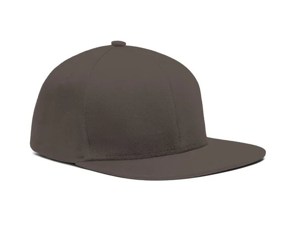 高度尺寸的侧视图捕捉帽模拟在洛基花岗岩颜色 以帮助您呈现您的帽子设计精美 您可以自定义这个现代模型的几乎所有内容 以匹配您的帽子设计 — 图库照片
