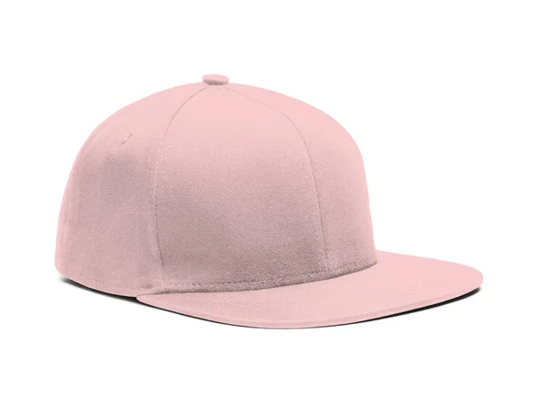 Una Gran Dimensión Vista Lateral Snapback Cap Mock Rose Quartet — Foto de Stock