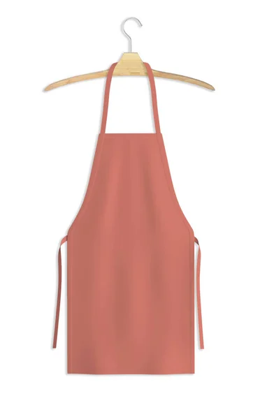 Sweet Apron Mock Summer Color Ile Tasarımınızı Sergile Gerçekçi Bir — Stok fotoğraf