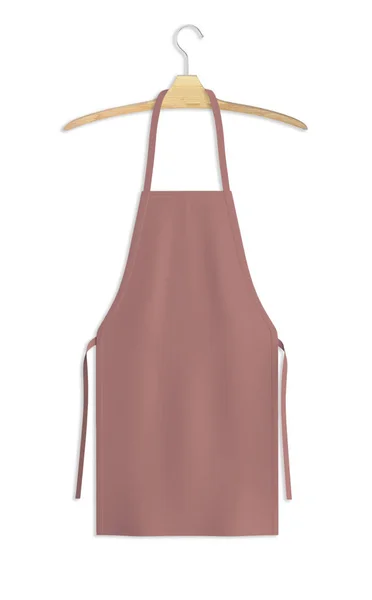 Mostre Seu Design Com Este Sweet Apron Mock Ash Rose — Fotografia de Stock