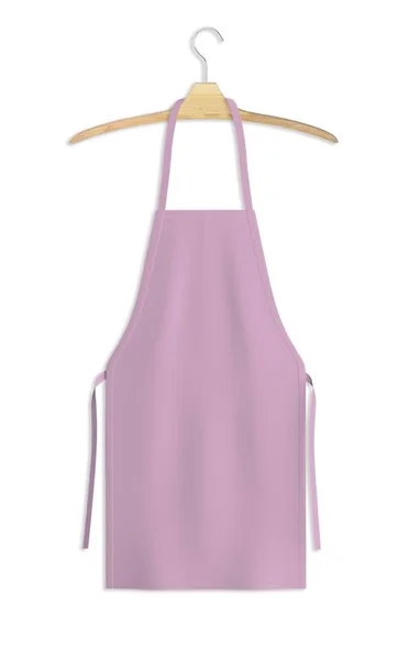 Mutassa Design Val Sweet Apron Fel Rózsaszín Levendula Színe Reális — Stock Fotó