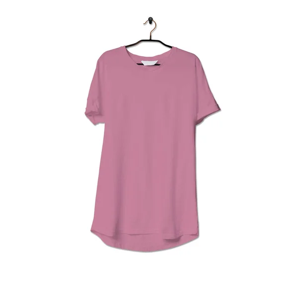 Grab Impressive Realistic Tshirt Mock Cashmere Rose Color Give Boost — Stock Photo, Image