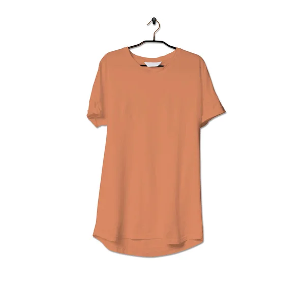 Grab Impressive Realistic Tshirt Mock Copper Tan Color Give Boost — Stock Photo, Image