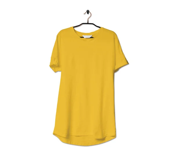 Pegue Esta Impressionante Camiseta Realista Mock Freesia Yellow Color Para — Fotografia de Stock