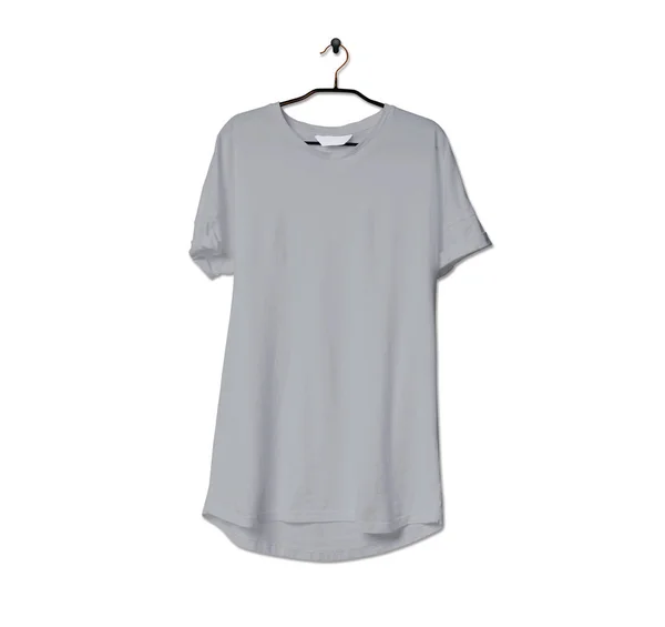 Grab Impressive Realistic Tshirt Mock Harbor Mist Color Give Boost — Stock Photo, Image