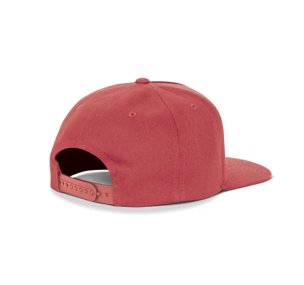 Branco Back View Dançarino Cap Mock Chili Pepper Color Para — Fotografia de Stock