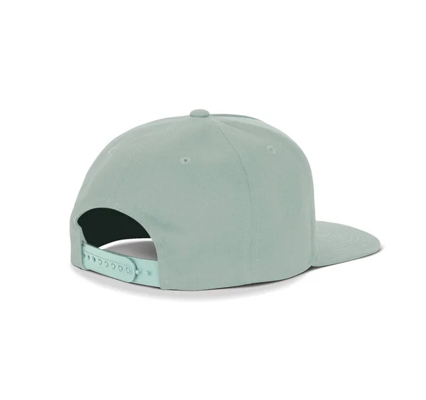 Une Casquette Blanche Back View Dancer Cap Mock Desert Sage — Photo