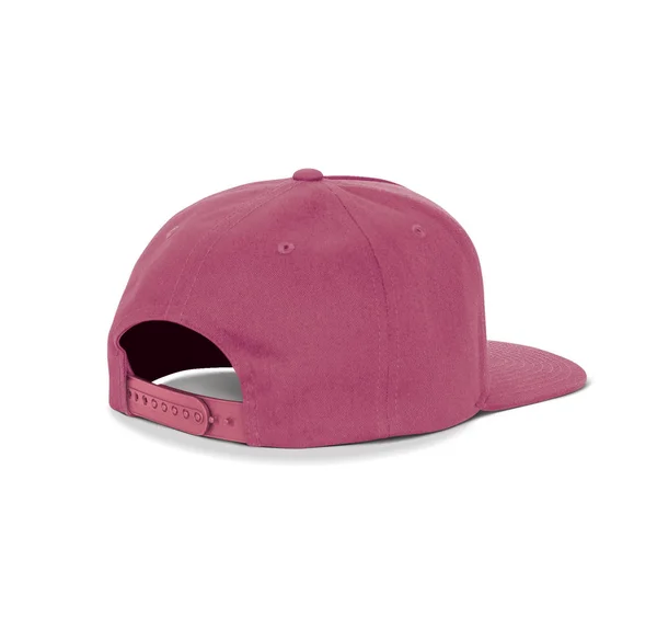 Blank Back View Gorra Bailarina Mock Dark Sangria Color Hasta — Foto de Stock