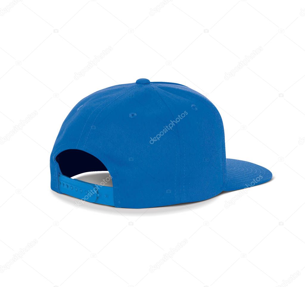 A blank Back View Dancer Cap Mock Up In Princess Blue Color up to help your designs beautifully. Promote your hat brand across with this high resolution Mock up.