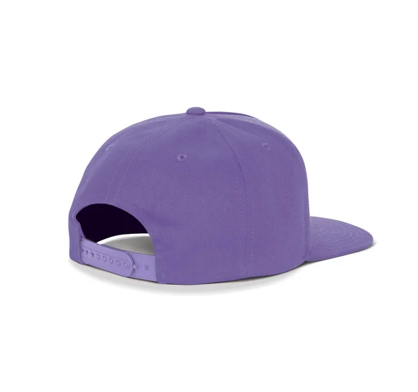 Een Lege Back View Danser Cap Mock Royal Lilac Kleur — Stockfoto