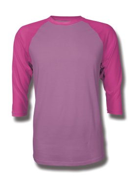 Bu Ön Görünüm Üç Çeyrek Kollu Beyzbol Tshirt Mock Up Bahar Crocus Renk içine grafik yapıştırma, Vitrin bir grafik tasarım yanlısı gibi tasarımlar