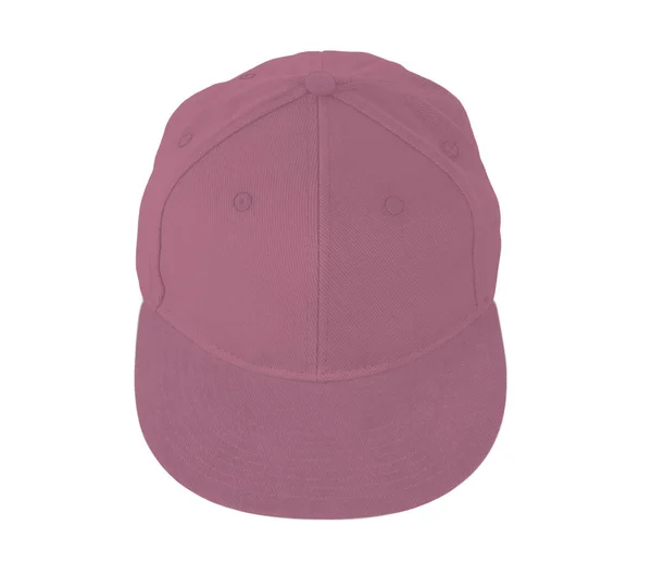 View Snapback Cap Mock Cashmere Rose Color Kullanımı Kolaydır Grafikinizi — Stok fotoğraf