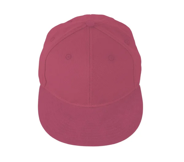 View Snapback Cap Mock Fruit Dove Color Простий Використанні Додати — стокове фото