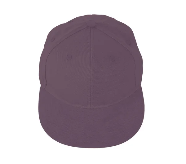 这个向上视图捕捉回帽模拟在葡萄色紫色是易于使用 将图形添加到此模型 以及你喜欢 一个惊人的模型 以帮助您呈现您的设计精美 — 图库照片