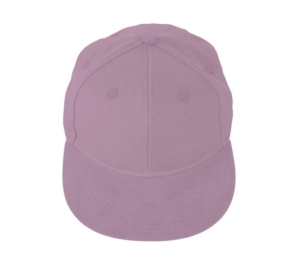 Modèle Casquette Snapback View Pink Lavender Color Est Facile Utiliser — Photo