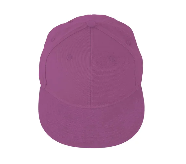View Snapback Cap Mock Spring Crocus Color Easy Use Add — Stock Photo, Image