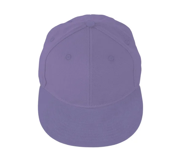 View Snapback Cap Mock Violet Tulip Color Easy Use Add — Stock Photo, Image