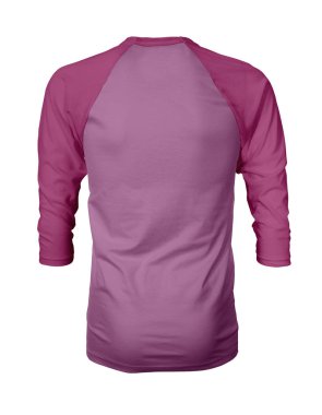 Bu Back View Üç Çeyrek Kollu Beyzbol Tshirt Mock Up Bahar Crocus Renk şablonları için güzellik tasarımı ekleyerek, bir grafik tasarım yanlısı gibi kendi tasarımları vitrin.