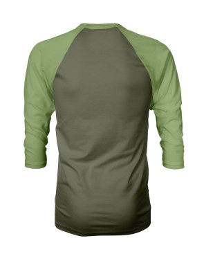 Bu Back View Üç Çeyrek Kollu Beyzbol Tshirt Mock Up Terrarium Moss Renk şablonları için güzellik tasarımı ekleyerek, bir grafik tasarım yanlısı gibi kendi tasarımları vitrin.