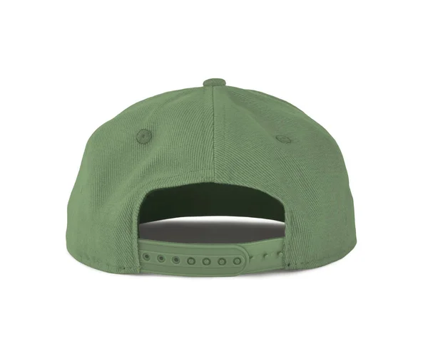 Add Your Graphic Back View Snapback Cap Mock Nile Green — Stock Photo, Image