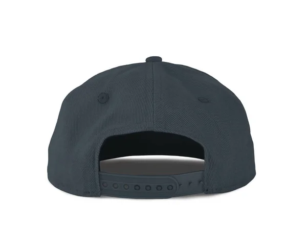 Back View Snapback Cap Mock Fırtınalı Hava Renk Olarak Istediğiniz — Stok fotoğraf