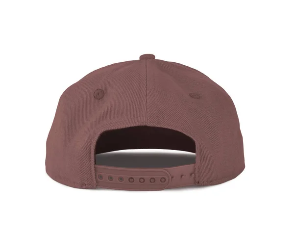 Add Your Graphic Back View Snapback Cap Mock Ash Rose — Stock Photo, Image