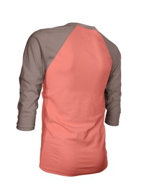 Markanızın logosunu bu Köşeli Üç Kollu Beyzbol tişörtünde gösterin Yaşayan Mercan Rengi Giyin. Web siteleriniz ve basılı pazarlama materyalleriniz için