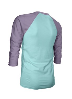 Markanızın logosunu bu Açı Arkalı Üç Çeyrek Kollu Beyzbol Tişörtü üzerinde gösterin Limpet Shell Rengi ile Mock Up. Web siteleriniz ve basılı pazarlama materyalleriniz için