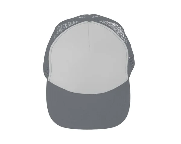 Impressive View Realistic Cap Mock Frost Gray Color Add Your — Stock Photo, Image