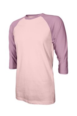 Açılı Ön Üç Çeyrek Kollu Beyzbol Tişörtü 'nün üzerinde kendi logonuzu gösterin. Elbiselerinizi bu fotorealistik modelle karşıdan karşıya geçirin.