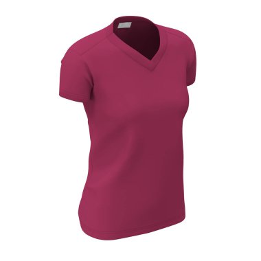 Elbiselerinizi bu Yan Görünümlü Kadınlar V-Neck tişörtleriyle tanıtın Koyu Sangria Rengi ile süsleyin ve gülümseyin.