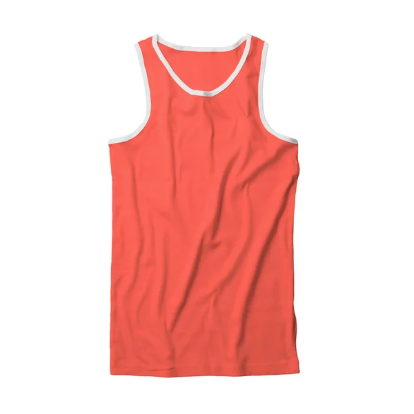 Show Your Design Pro Using Front View Male Tank Top — Stock Photo, Image
