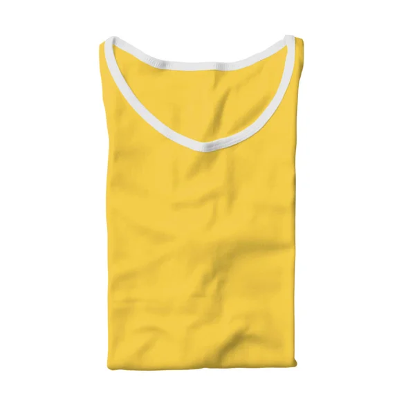 Deze Opvouwbare Mannelijke Tank Top Mock Prime Rose Color Een — Stockfoto