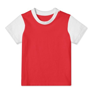 Birkaç tıklamayla tasarımlarınızı bu Bebek Tişörtünün içinde hayal edebilirsiniz. Kırmızı Düğmeli Kırmızı Renkli..