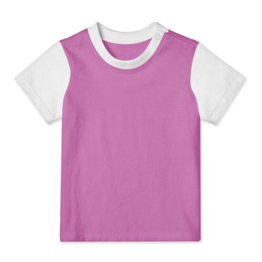 Birkaç tıklamayla tasarımlarınızı bu Bebek Tişörtünün içinde görebilirsiniz. Düğmeli leylak renginde..